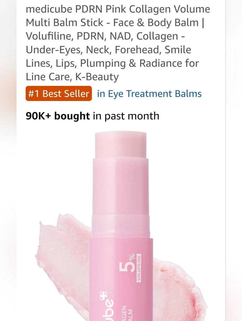 Medicube PDRN Pink Collagen Volume Multi Balm